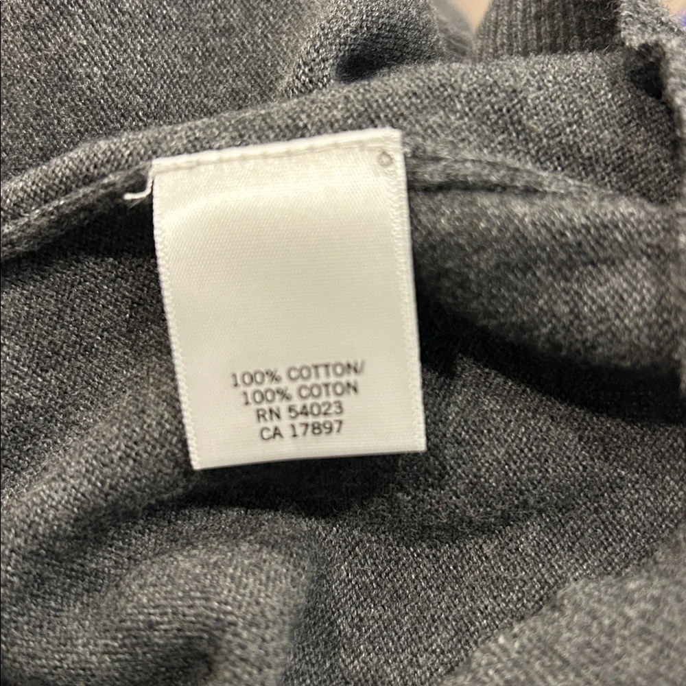 Banana Republic men’s large gray cotton sweater vest